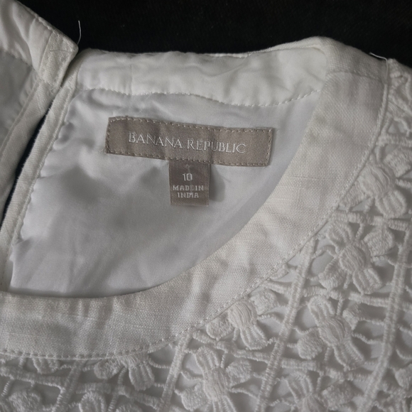 Banana Republic White Mini Dress - Picture 8 of 14